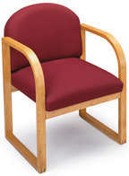 Lesro #R1301G3 Contour Series Round Back Guest Chair